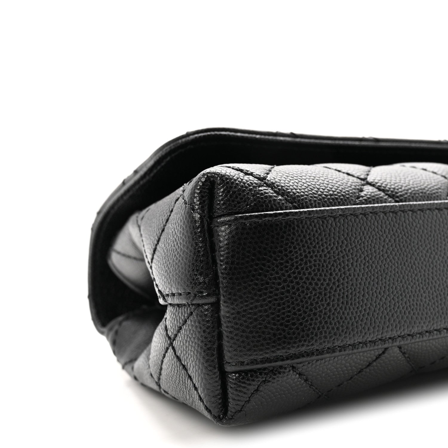 Chanel Caviar Quilted Maxi East West Coco Handle Flap Black 9 of 10