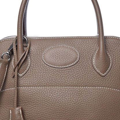Hermes Taurillon Clemence Bolide 31 Etoupe 10 of 10