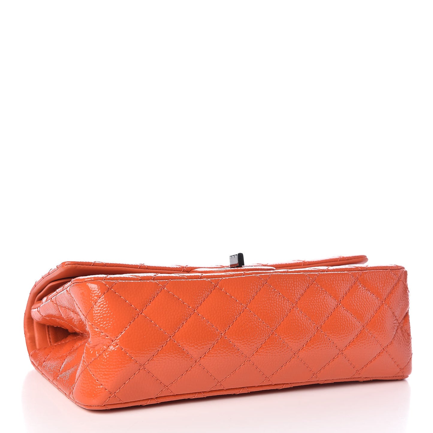 Patent Caviar Quilted 2.55 Reissue 225 Flap Orange