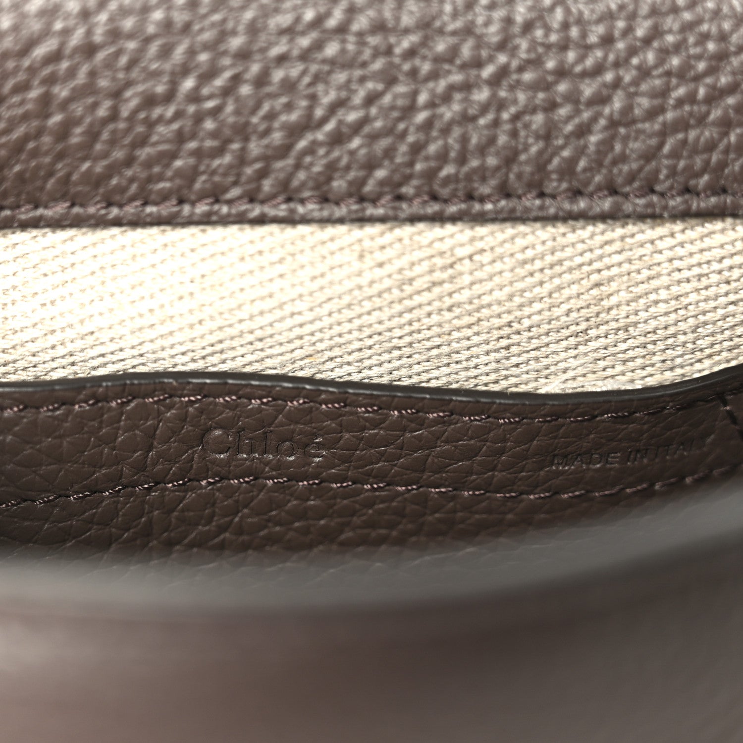 Chloe Grained Calfskin Small Marcie Round Crossbody Bag Bold Brown 8 of 11