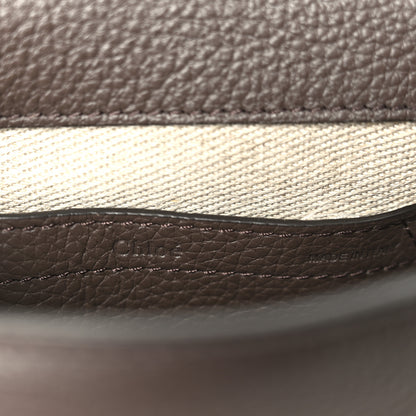 Chloe Grained Calfskin Small Marcie Round Crossbody Bag Bold Brown 8 of 11