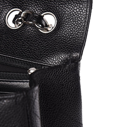 Chanel Caviar Quilted Jumbo Single Flap Black 10 of 11