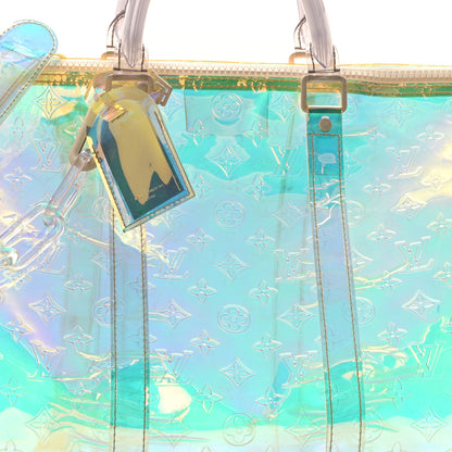 Louis Vuitton PVC Monogram Keepall Bandouliere 50 Iridescent Prism 7 of 11