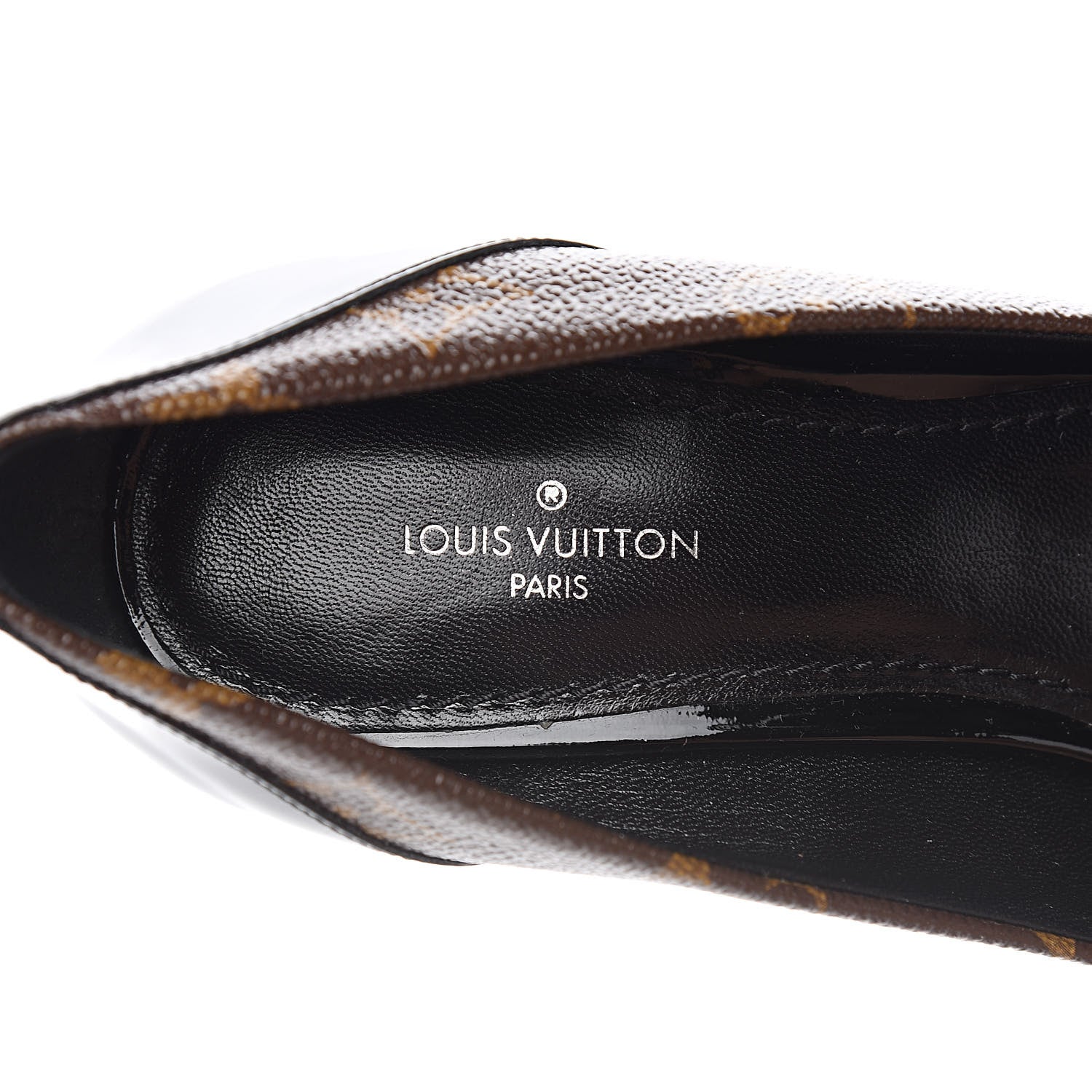 Louis Vuitton Monogram Cherie Pumps 36 Black 8 of 13