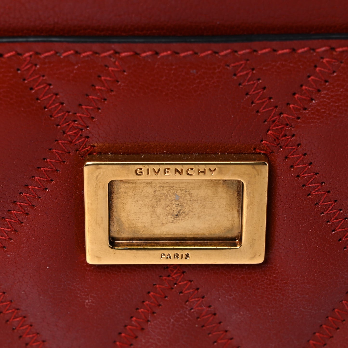 Goatskin Quilted GV3 Mini Pocket Convertible Bag Terracotta