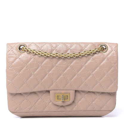 Chanel Aged Calfskin Quilted 2.55 Reissue 225 Flap Light Beige 1 of 10