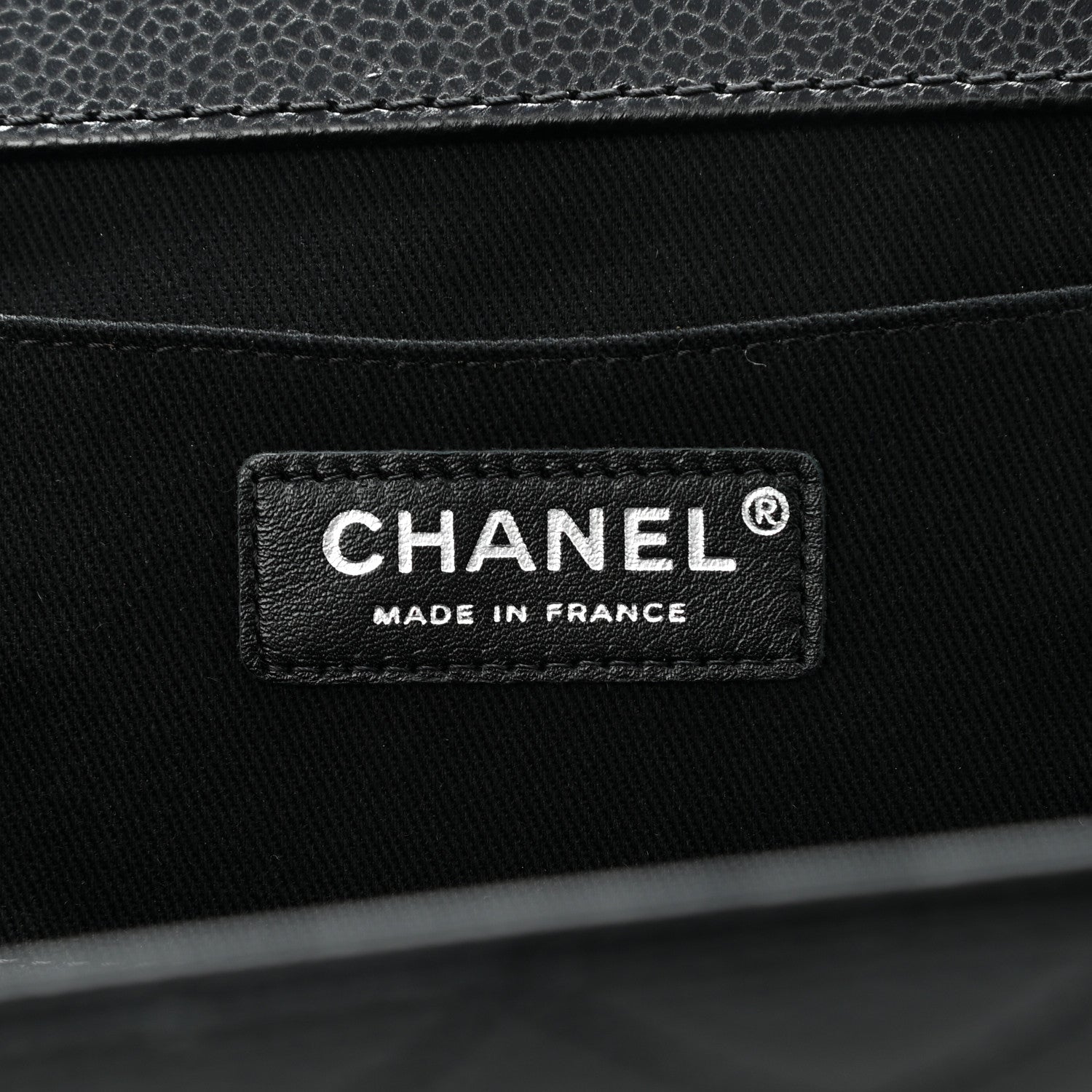 Chanel Caviar Quilted CC Clutch Black 7 of 8