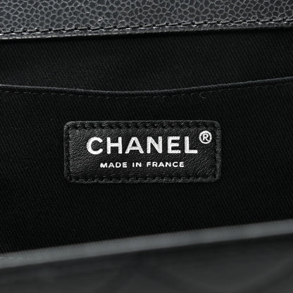 Chanel Caviar Quilted CC Clutch Black 7 of 8
