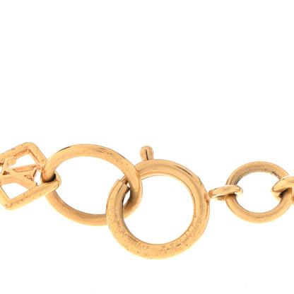 Louis Vuitton Collier Vegas Chain Necklace Gold 5 of 6