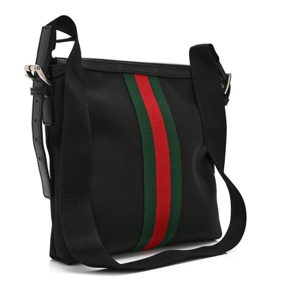 Gucci Techno Canvas Web Messenger Bag Black 3 of 11