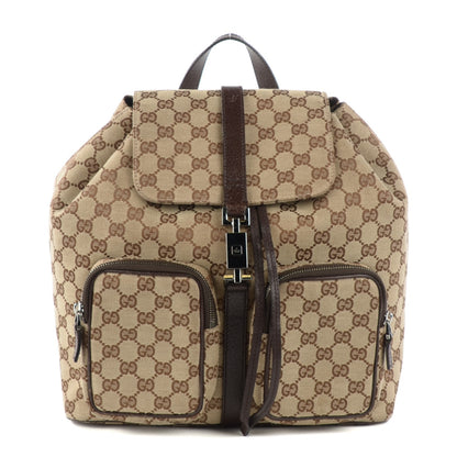 Gucci Monogram Backpack Dark Brown 1 of 10