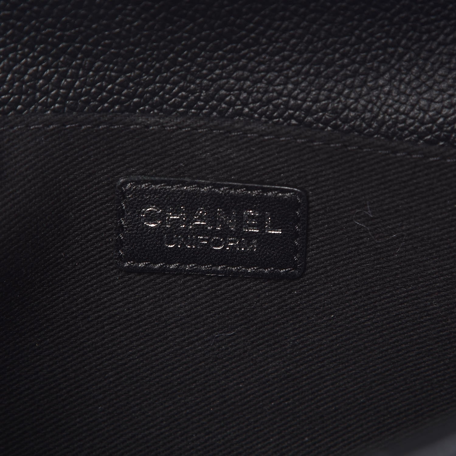 Chanel Grained Calfskin Quilted 2.55 Reissue Flap Belt Bag Clutch Black 6 of 9