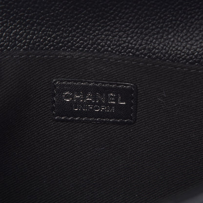 Chanel Grained Calfskin Quilted 2.55 Reissue Flap Belt Bag Clutch Black 6 of 9