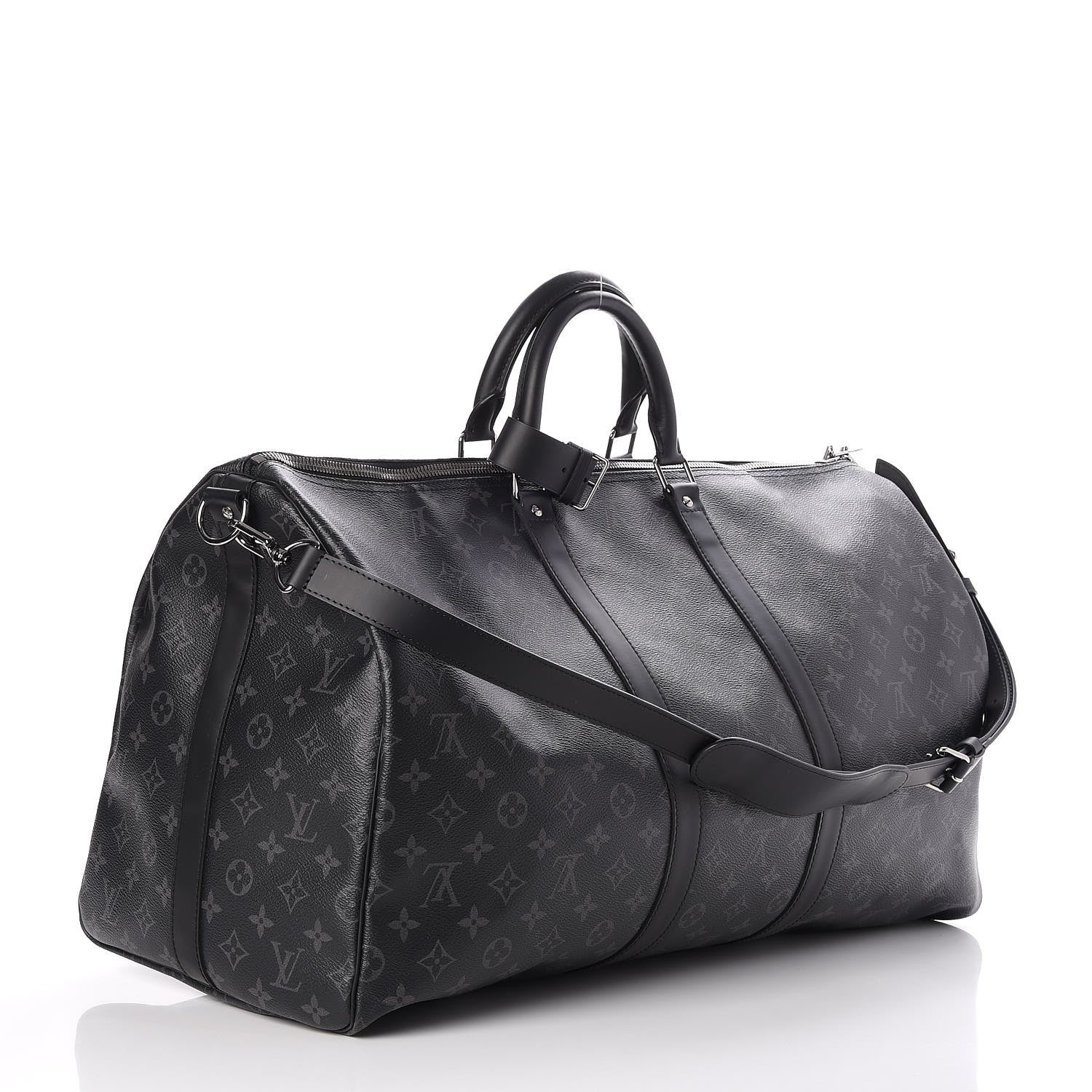 Louis Vuitton Monogram Eclipse Keepall Bandouliere 55 3 of 9