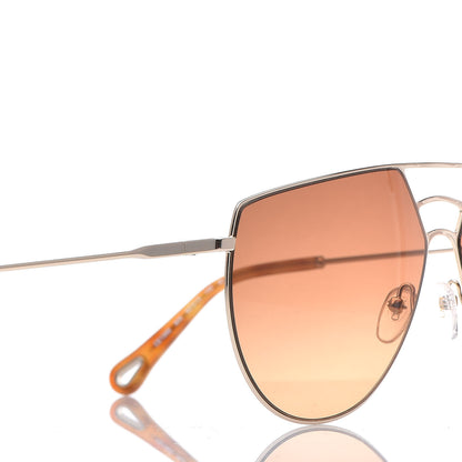 Chloe Aviator Sunglasses CE139S Gold Tortoise 5 of 9