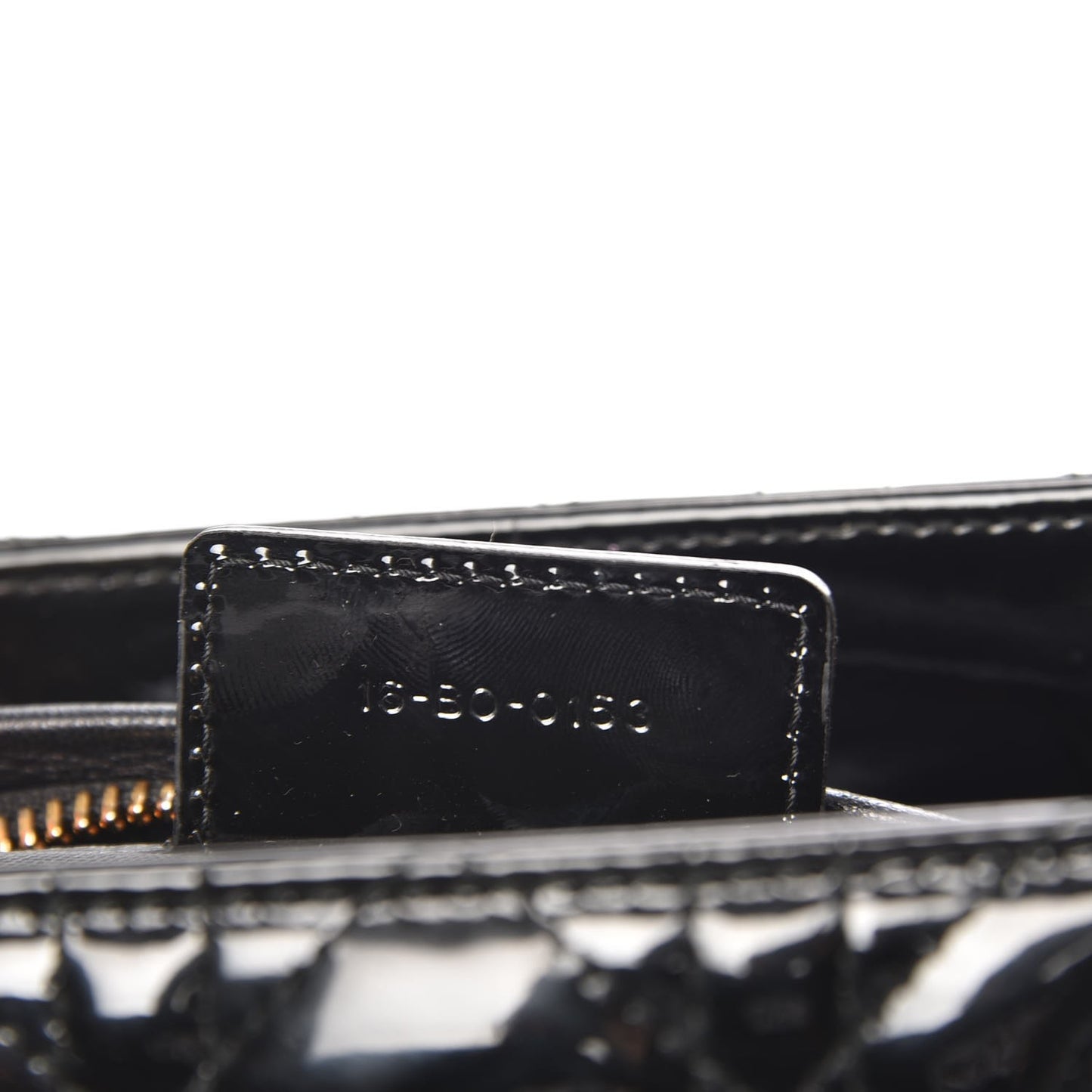 Patent Cannage Medium Lady Dior Black