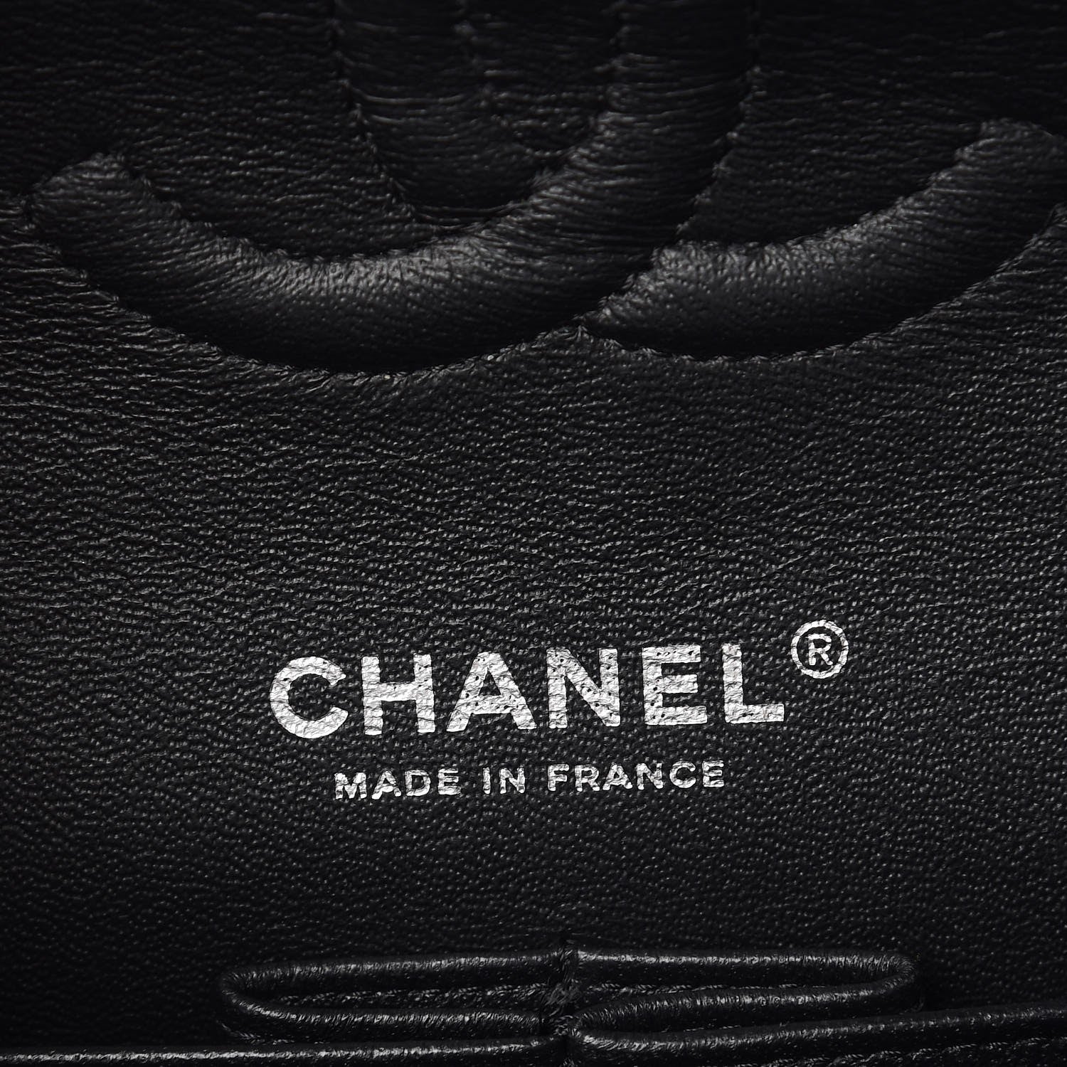 Chanel Lambskin Chevron Quilted Medium Double Flap So Black 7 of 9