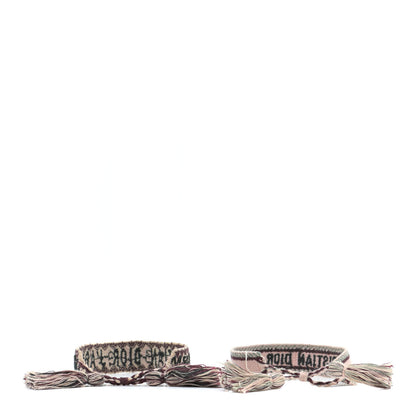 Christian Dior Woven Cotton J'Adior Friendship Bracelet Set Pink Multicolor 2 of 4