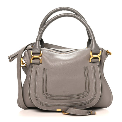 Chloe Calfskin Medium Marcie Satchel Cashmere Grey 1 of 9