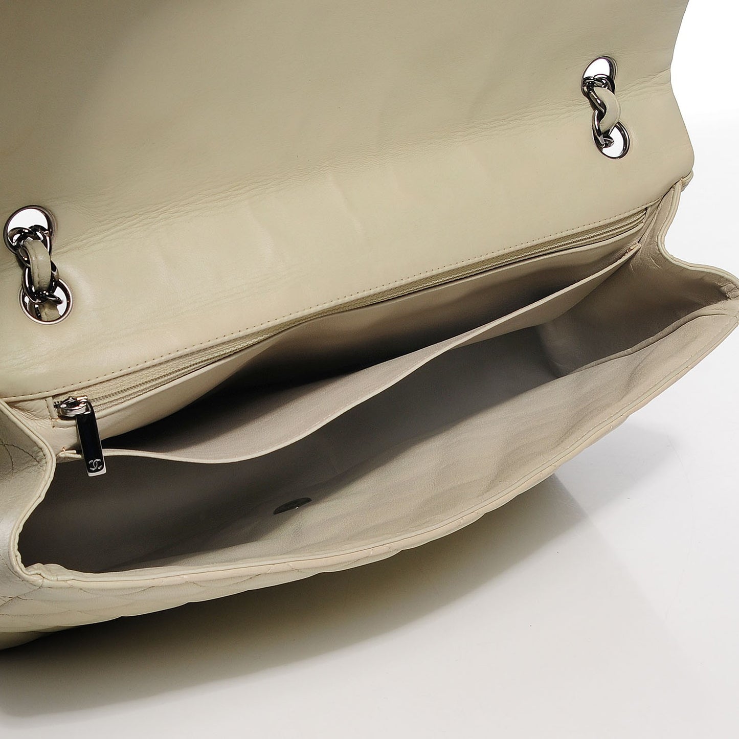 Lambskin Quilted Maxi Single Flap