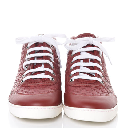 Gucci Microguccissima Womens High Top Sneakers 36.5 Rosso 2 of 9