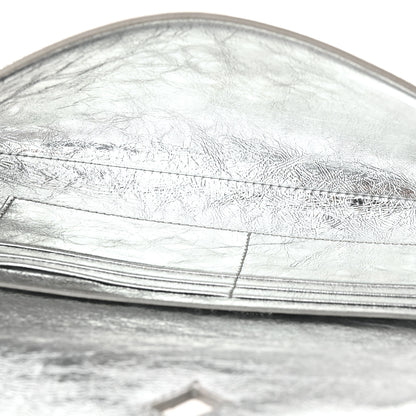 Bottega Veneta Nappa Crystal Long Andiamo Top Handle Clutch White 5 of 8