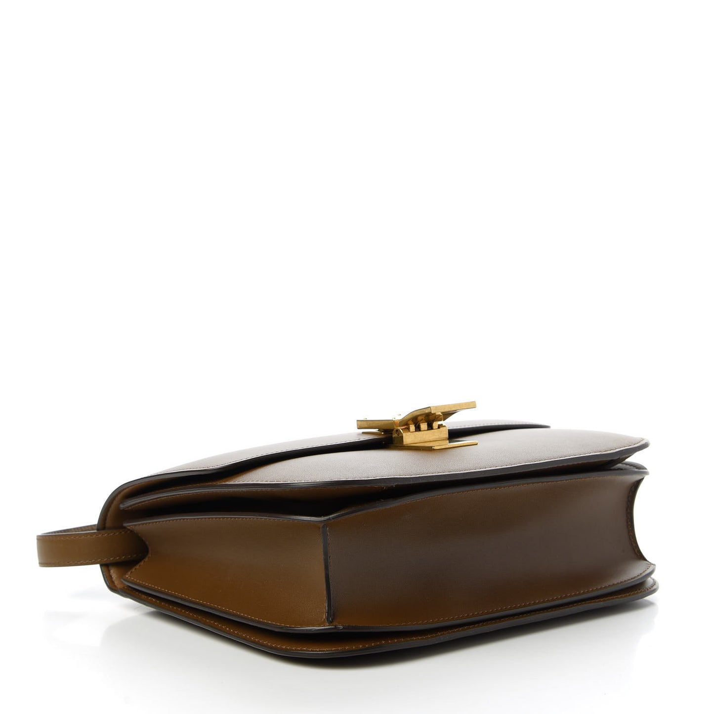 Box Calfskin Medium Classic Box Flap Bag Camel
