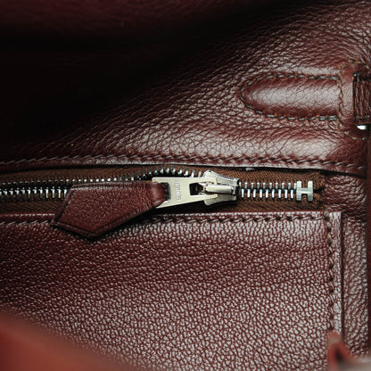 Hermes Veau Evergrain Kelly Retourne 25 Havane 14 of 23
