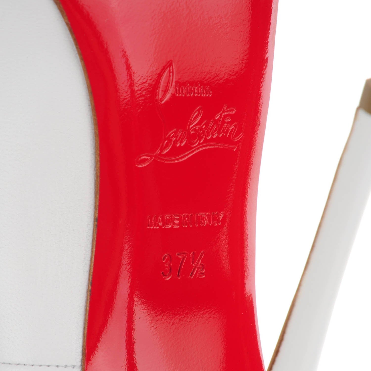 Christian Louboutin Kid So Kate 120 Pumps 37.5 White 6 of 8