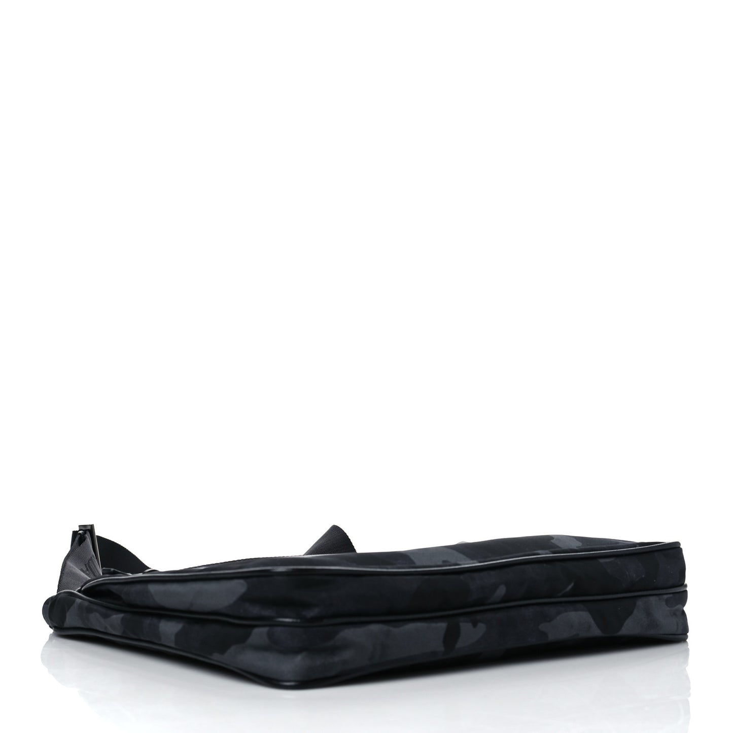 Tessuto Nylon Camouflage Flat Messenger Fumo