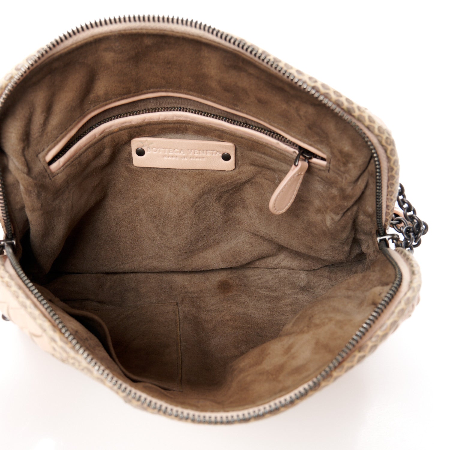Bottega Veneta Nappa Intrecciato Ayers Crossbody Pillow Messenger Flamingo 6 of 14
