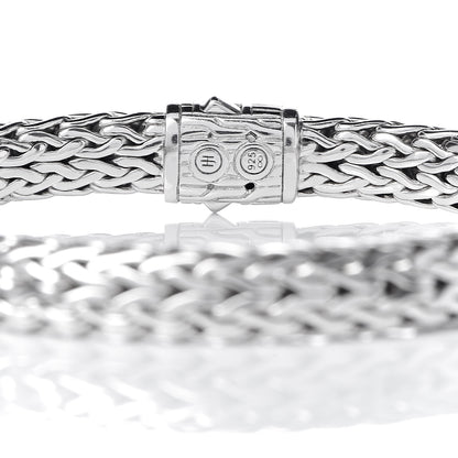 John Hardy Sterling Silver Diamond 7.5mm Classic Chain Bracelet 4 of 4