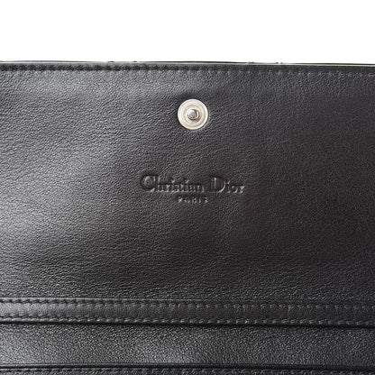 Christian Dior Patent Cannage Rendez-vous Chain Wallet Black 6 of 7
