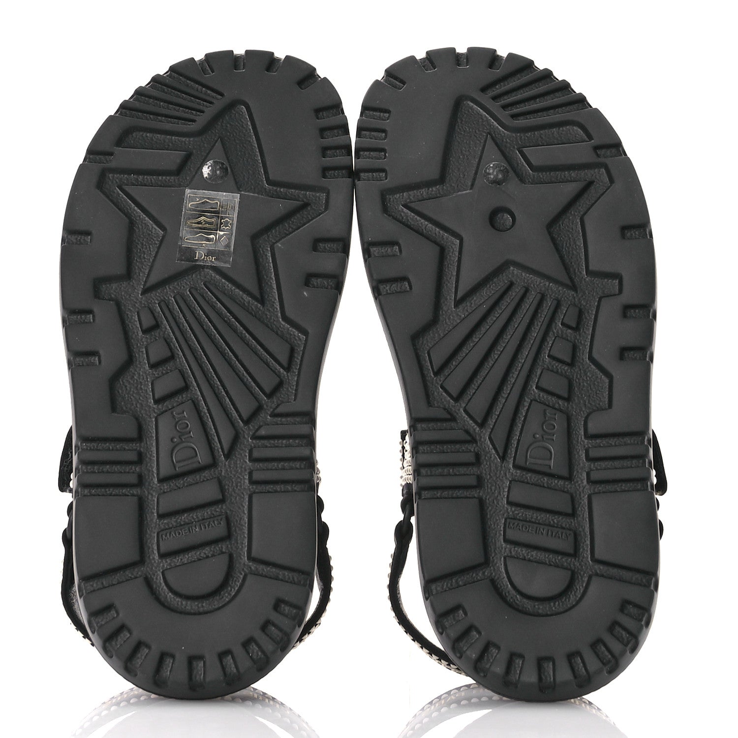 Christian Dior Lambskin Pearl Dioract 10mm Sandals 35 Black 6 of 8