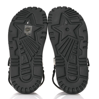 Christian Dior Lambskin Pearl Dioract 10mm Sandals 35 Black 6 of 8