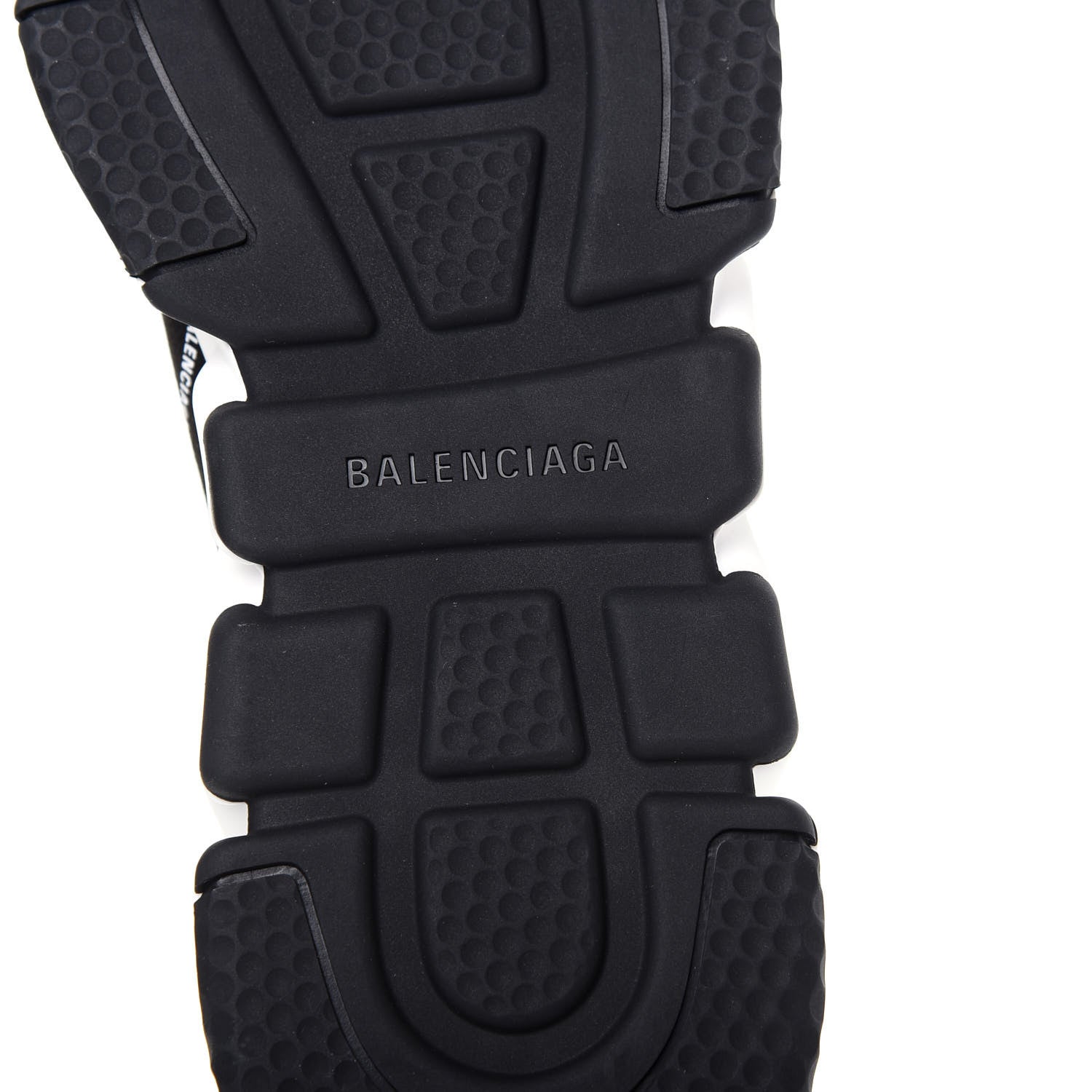 Balenciaga Neoprene Knit Allover Logo Bi-Color Sole Mens Speed Sneakers 43 Black White 9 of 11