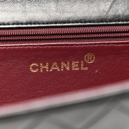 Chanel Lambskin Quilted Small Single Flap Bag Black 6 of 13