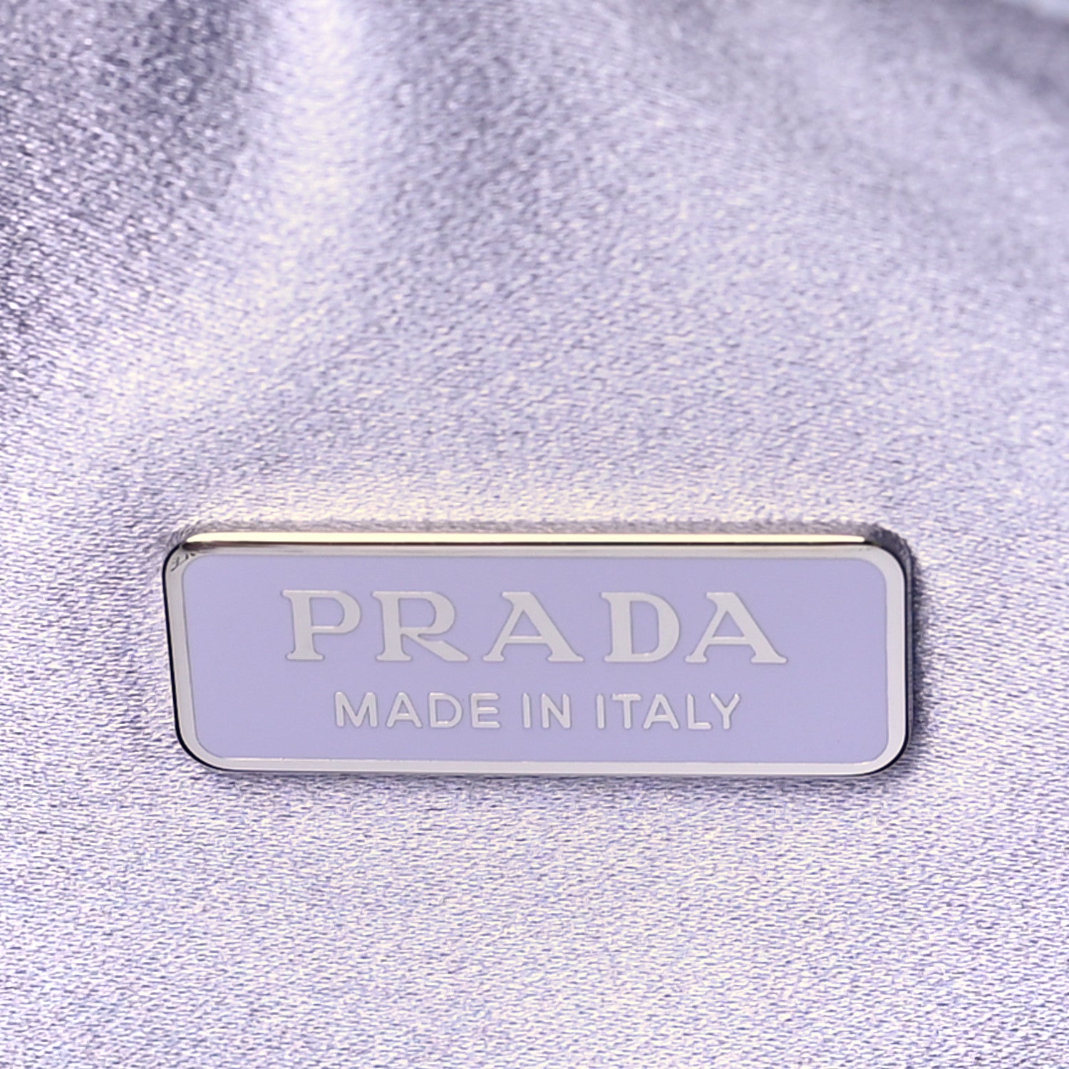 Prada Satin Crystal Mini Re-Edition 2000 Bag Glicine 6 of 10