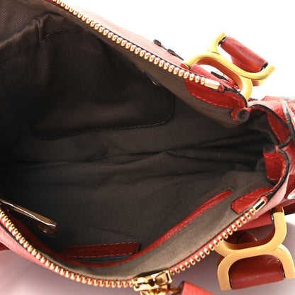 Chloe Calfskin Small Marcie Satchel Dahlia Red 7 of 8