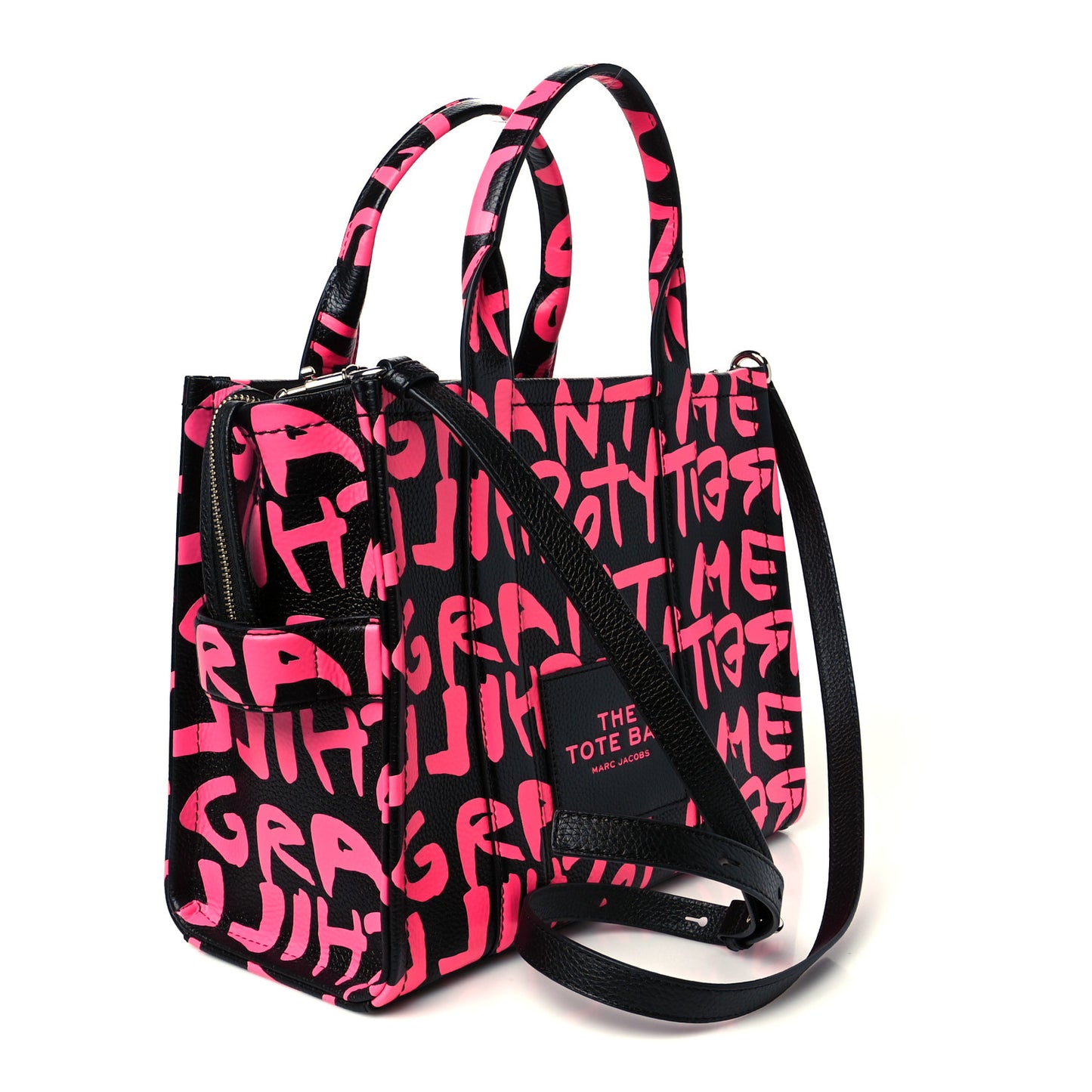 X STEPHEN SPROUSE Grained Calfskin Medium The Tote Bag Pink