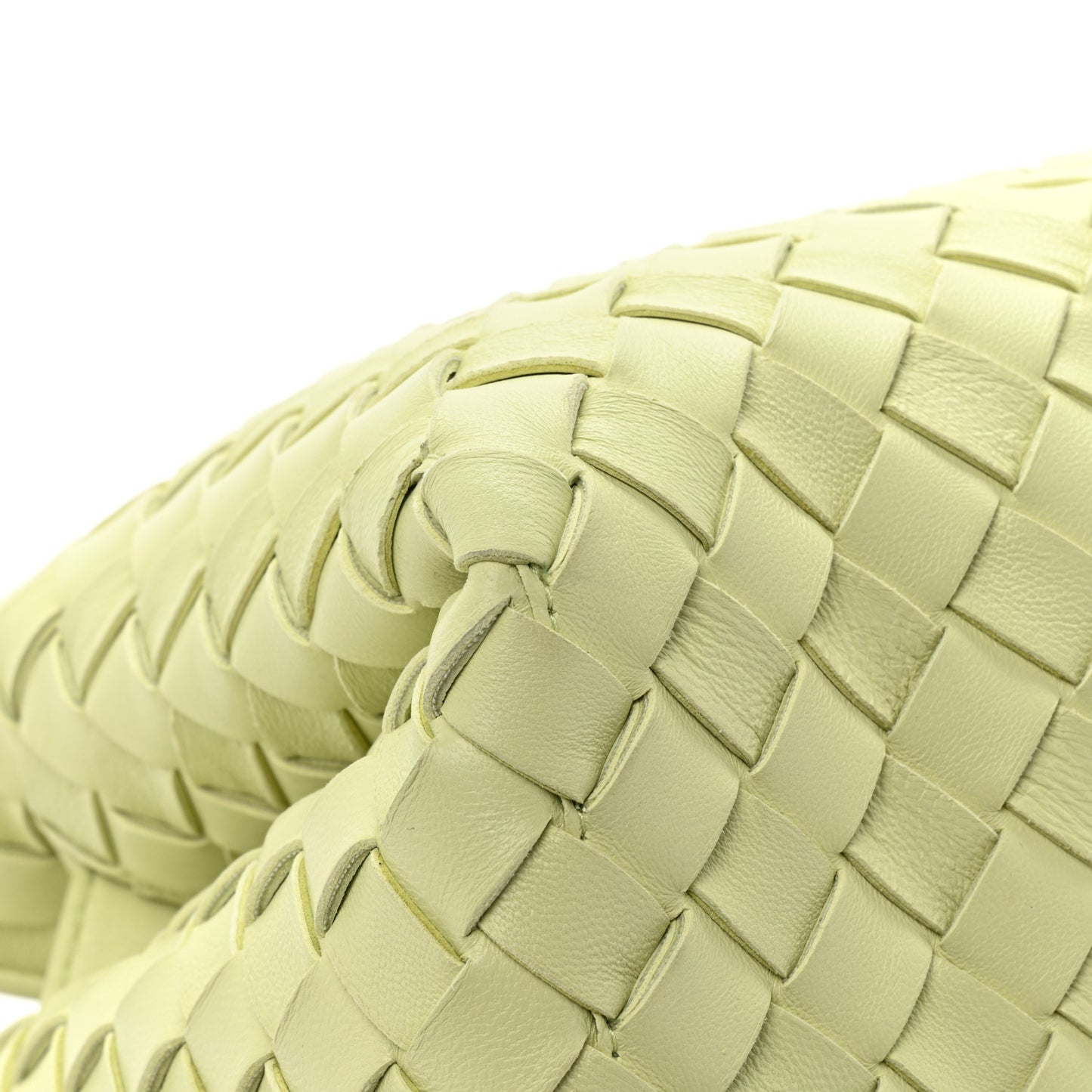 Nappa Intrecciato Tuck Lemon Washed