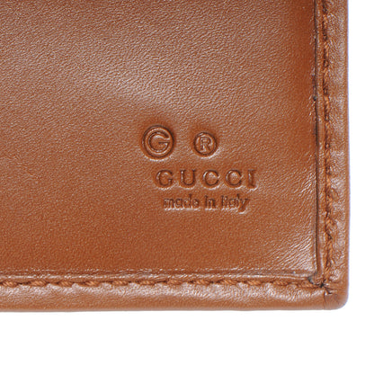 Gucci Signature Monogram Continental Wallet Brown 7 of 8
