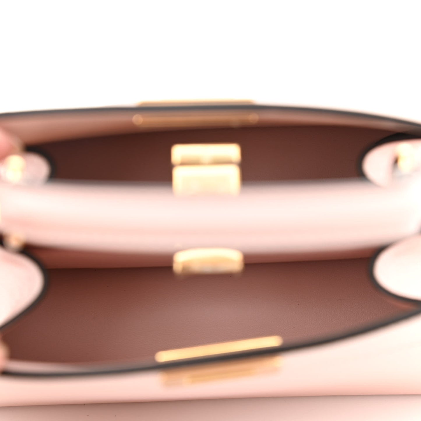 Shiny Nappa Petite Peekaboo I SEE U Satchel Rosa Confetto