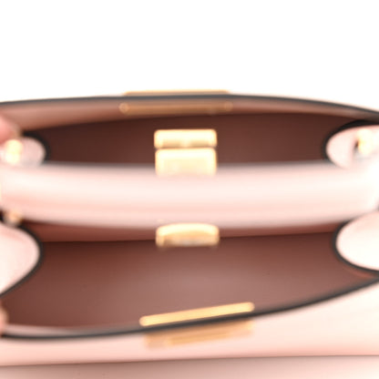Fendi Shiny Nappa Petite Peekaboo I SEE U Satchel Rosa Confetto 5 of 11