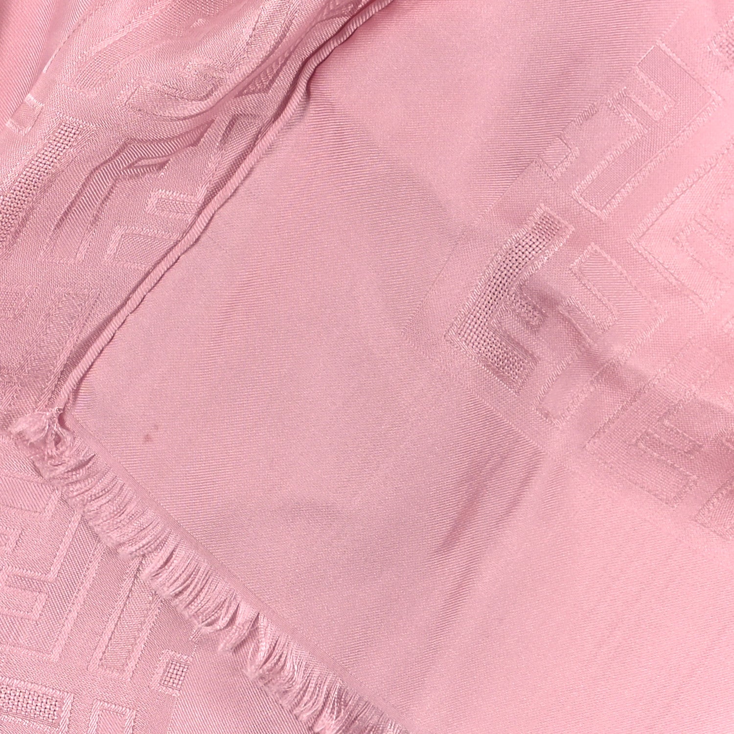 Fendi Silk FF Scarf Pink 3 of 3