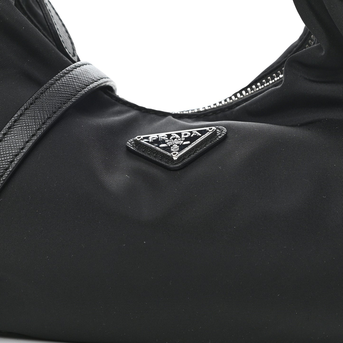 Tessuto Nylon Saffiano Re-Edition 2006 Shoulder Bag Black