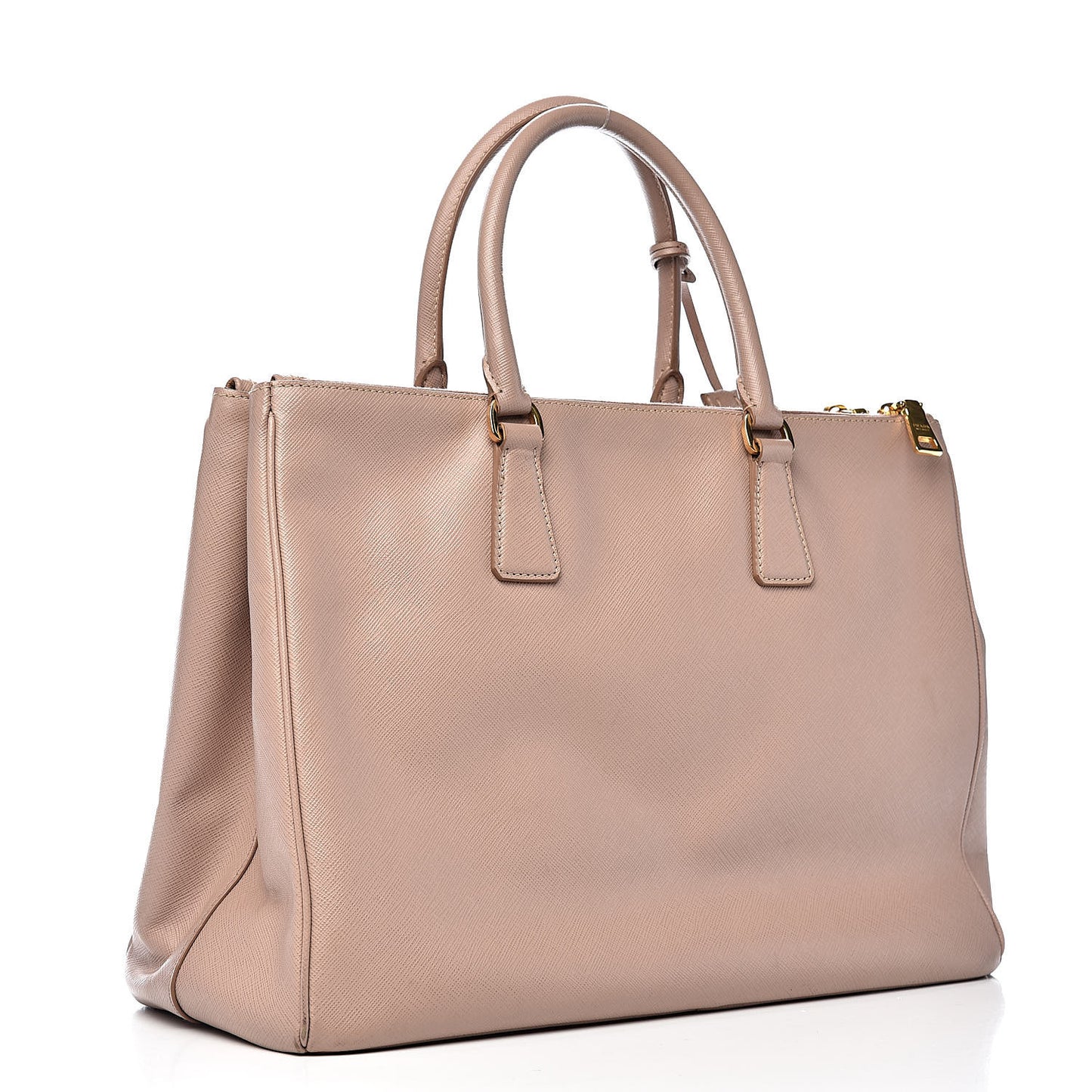 Saffiano Large Galleria Double Zip Tote Cammeo