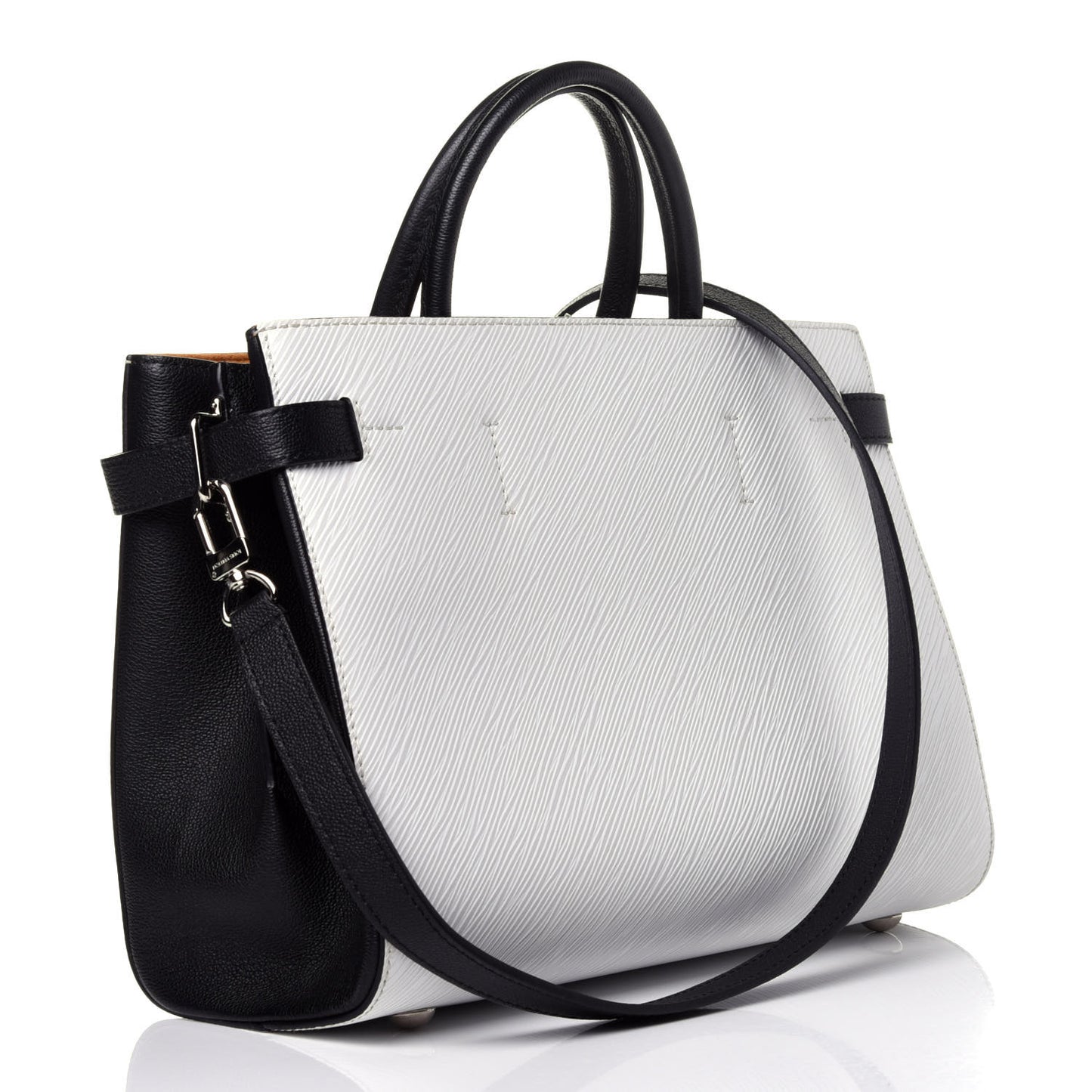 Epi Twist Tote White