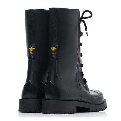 Christian Dior Rubber Diorcamp Low Boots 35 Black 3 of 4
