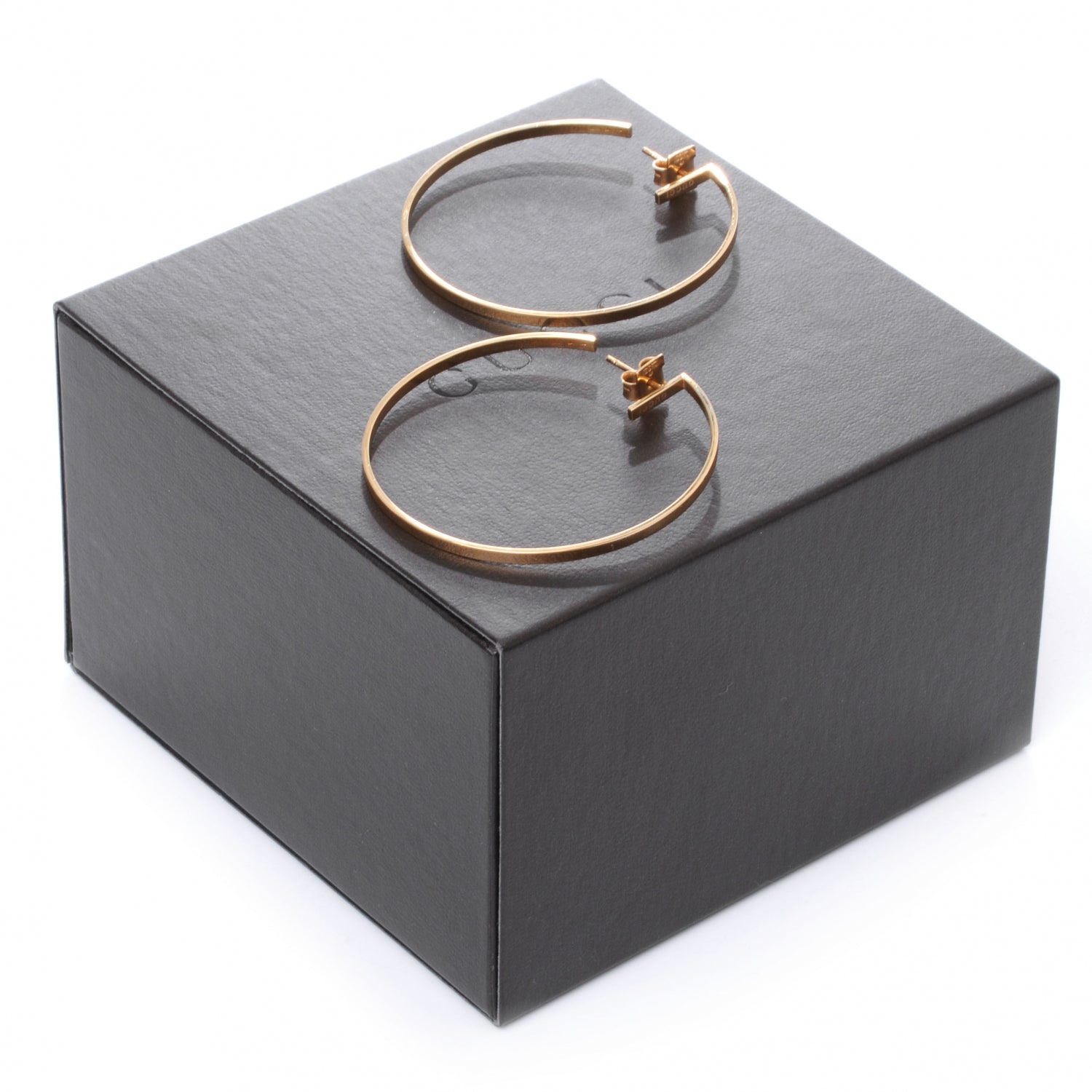 Gucci 18K Rose Gold G Hoop Earrings 5 of 5